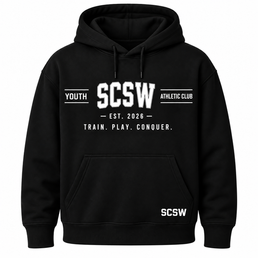 SCSW Youth Athlete Club Hoodie – Black